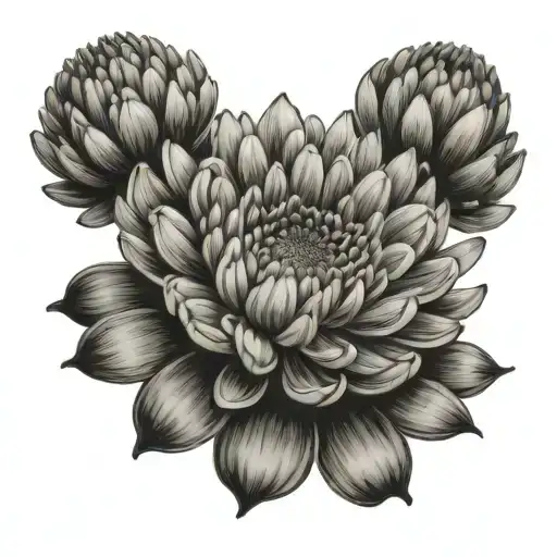 Chrysanthemum And Daisy Minimal