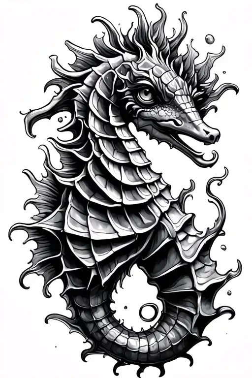 Seahorse Like A Mermaid