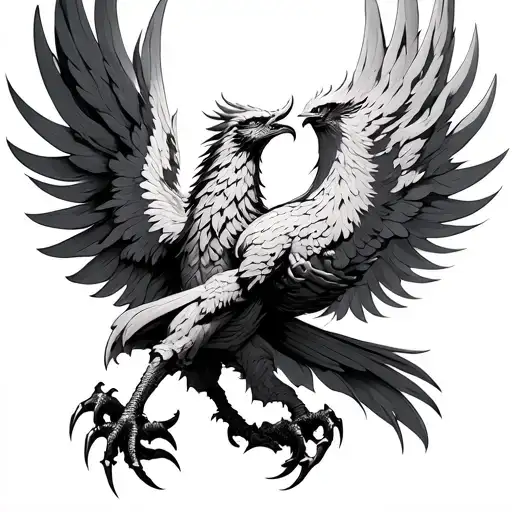 Phoenix Grabbing The Sculpy With Its Claws