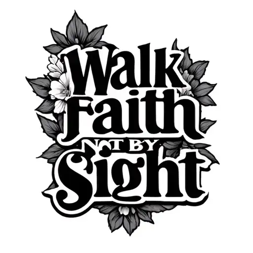Walk By Faith Not By Sight