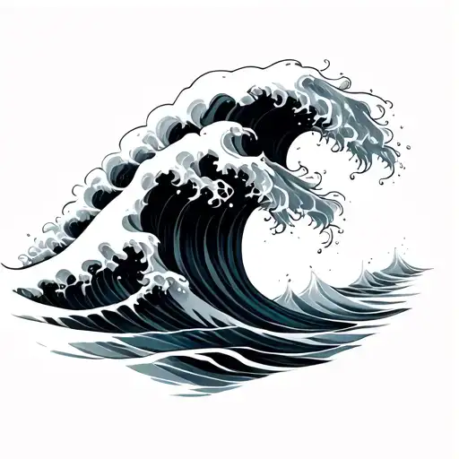 Minimalist Water Wave