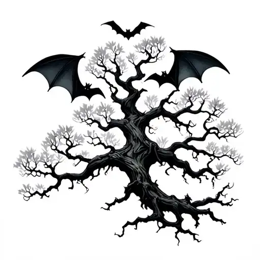 Poison Tree With Bats