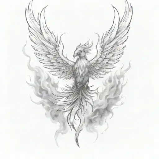 Phoenix Rising From The Ashes