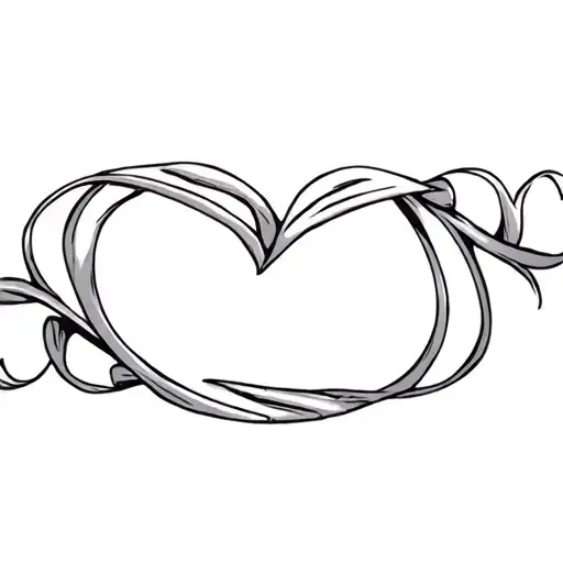 Wedding Band Cursive Writing