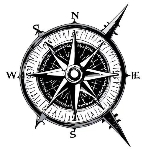Nautical Compass Rose