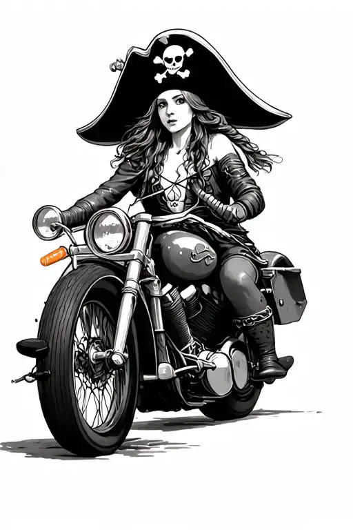 Pirate Girl Riding