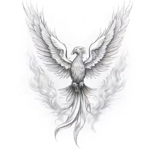 Phoenix Rising From The Ashes