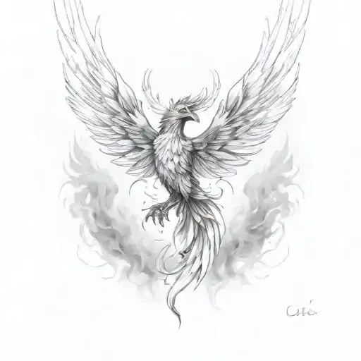 Phoenix Rising From The Ashes