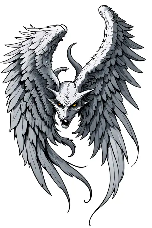 Angel And Demon Wings