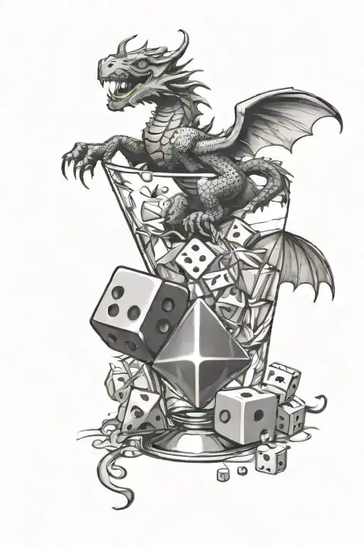 Dragon Dice And Cocktail