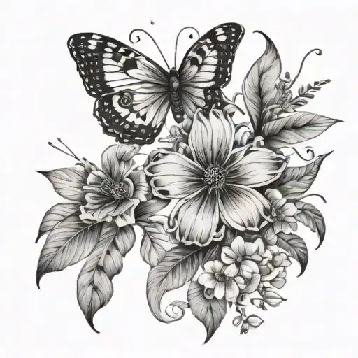 Floral Butterfly Jungle