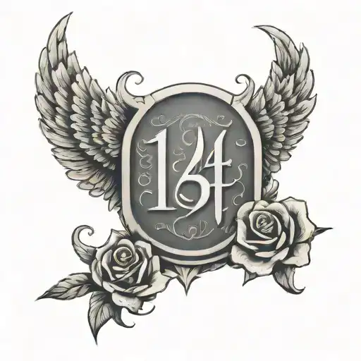 The Roman Numberal For 14 Of January 1964 And It Saying Rest In Peace In Latin