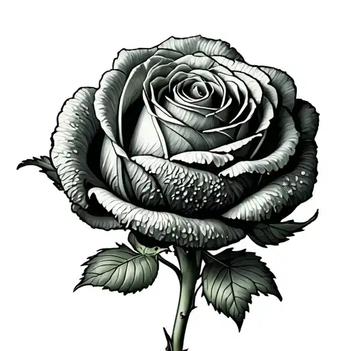 Tender Stem Broccoli In The Style Of A Long Stemmed Rose