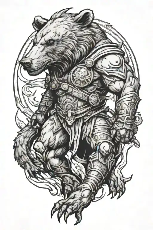 Bear And Ares God Of War