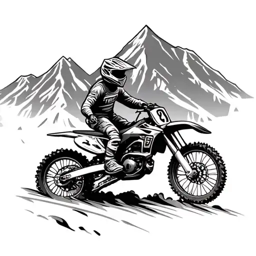 Motocross And Mountain