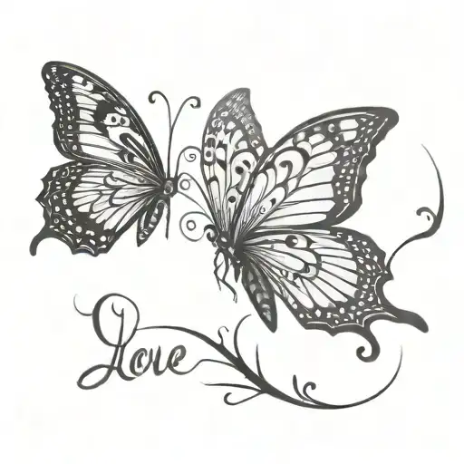 Love Butterfly Made