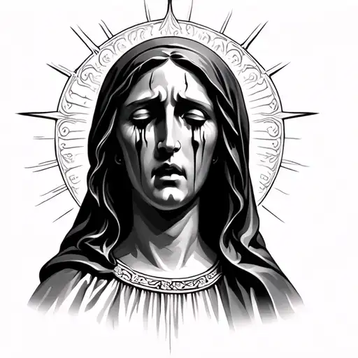 Virgin Mary Crying