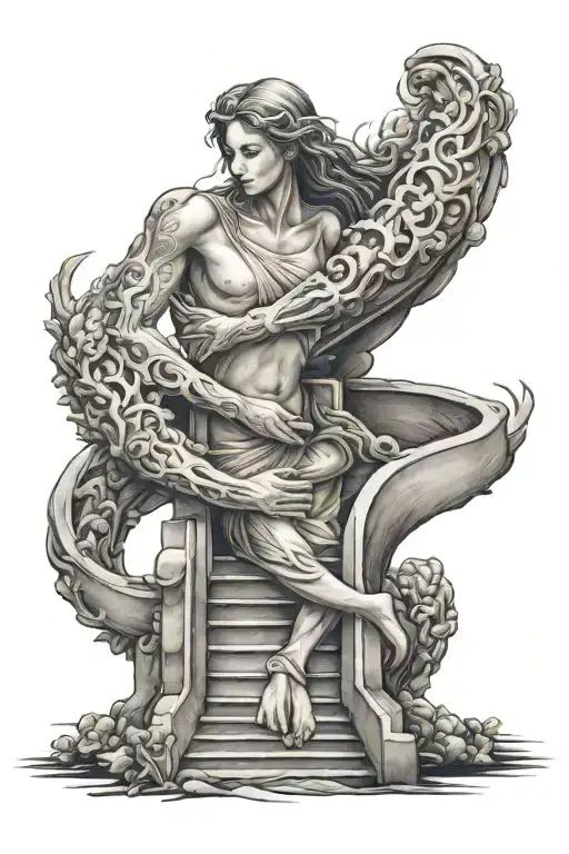 Stairway To Heaven Holding Hands Holding Each Other