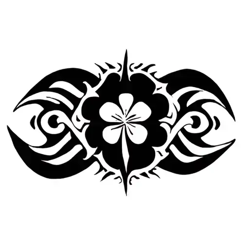 Puerto Rican And Irish Tribal Symbols