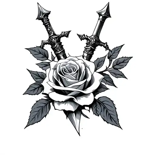 Dagger And Roses