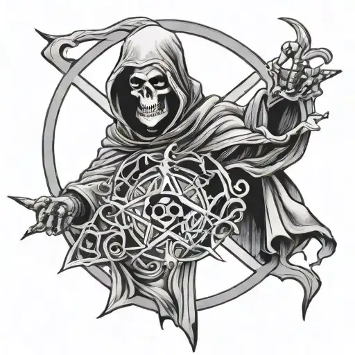 Grim Reaper And Star Of Life