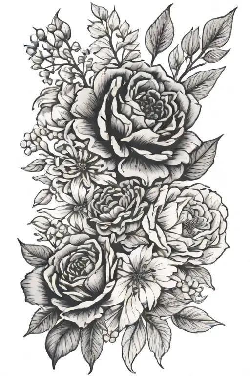 Birth Flower Bouquet