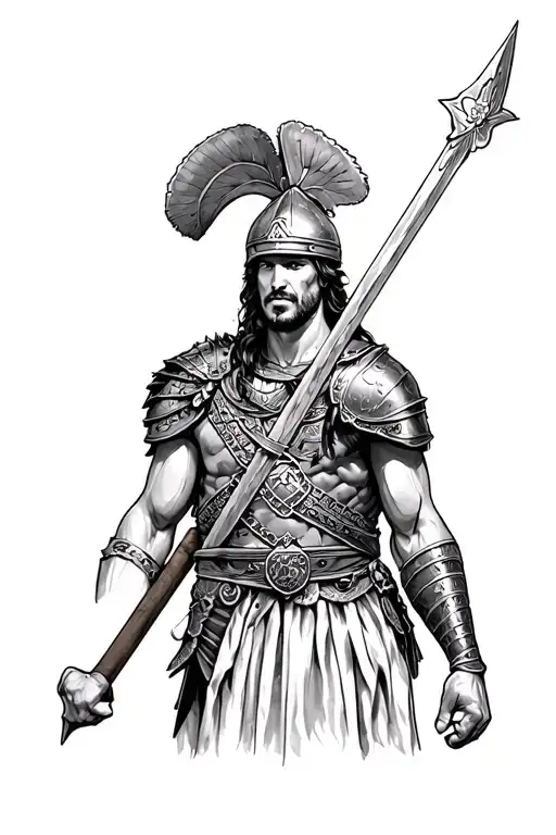 Gladiator With Italian Theme