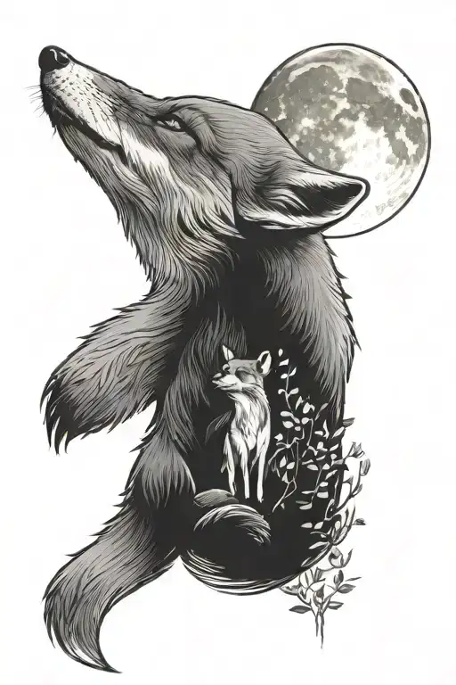 Fox Reaches For The Moon