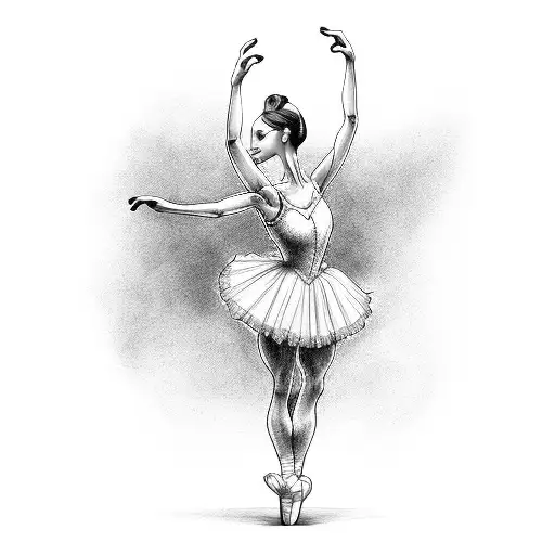 Faceless Creepy Ballerina