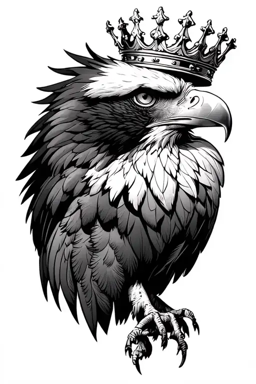 German Eagle With A Crown