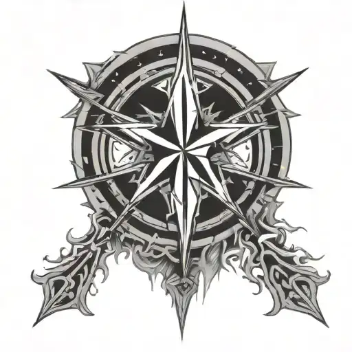Chaos Star Compass Intertwined