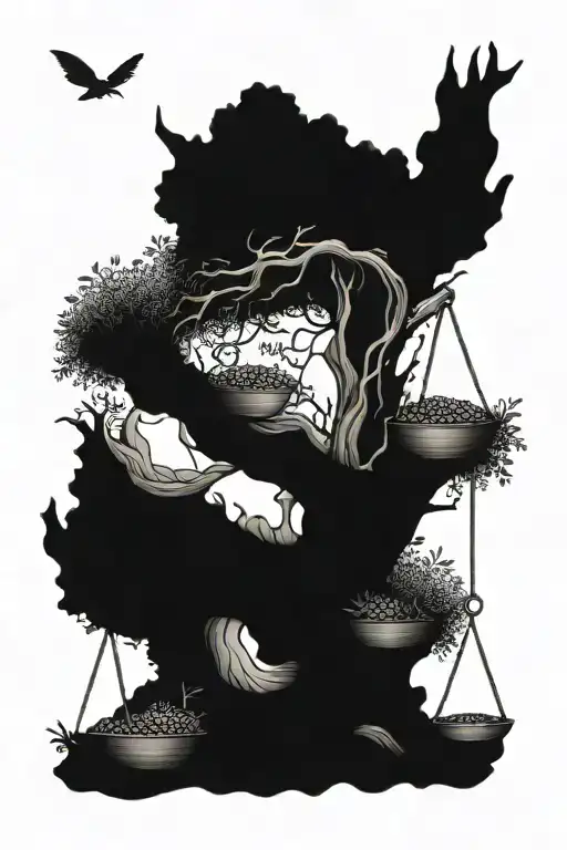 Scales Growing From A Tree