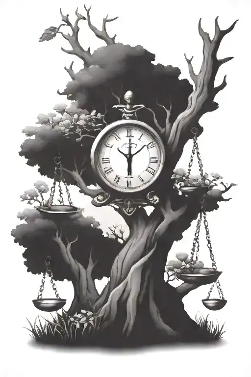 Scales Growing From A Tree