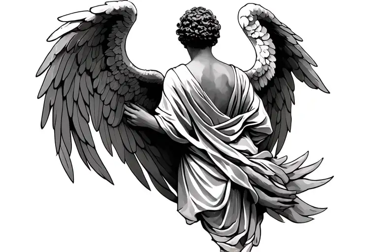 Angel Gabriel Back Piece