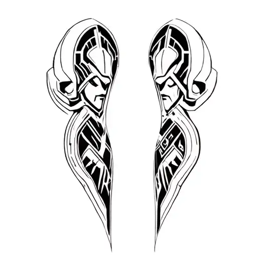 Star Wars Tron Transfomers Polynesian Tribal Sleeve