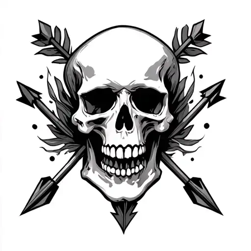 Skull And Arrows