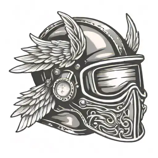 Classic Welding Mask With Angel Wings