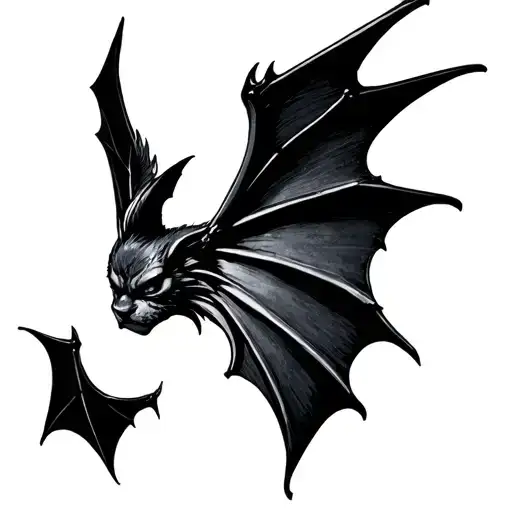 Bat Wings With Wings