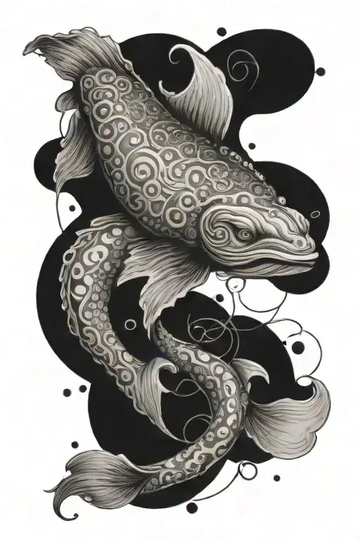 Sea Animal With Circles Around It