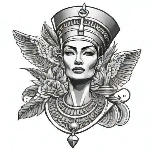 Nefertiti Portrait Style