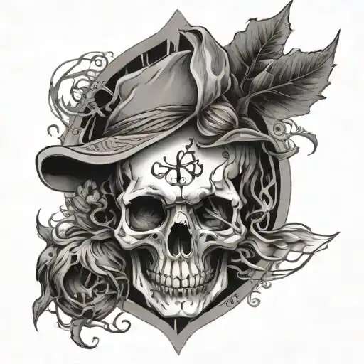 Skull And Harry Potter Style
