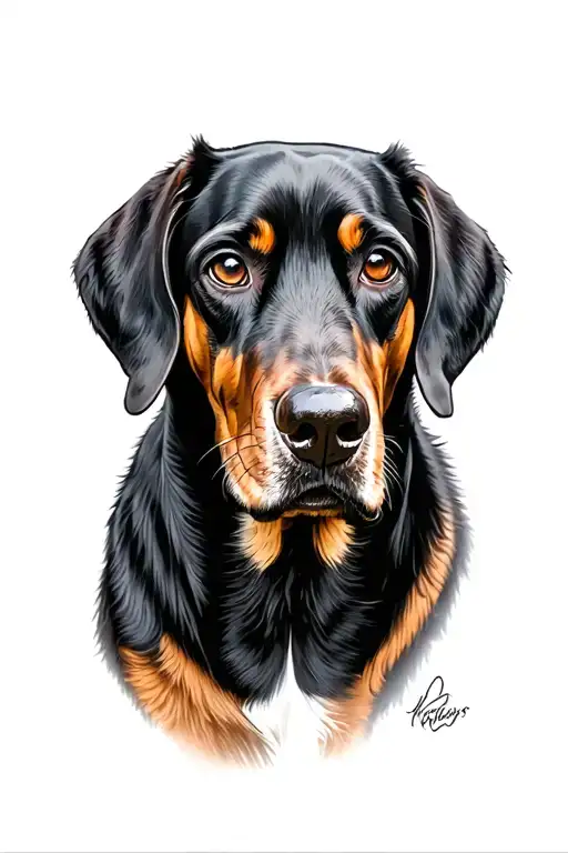 Black And Tan Coonhound