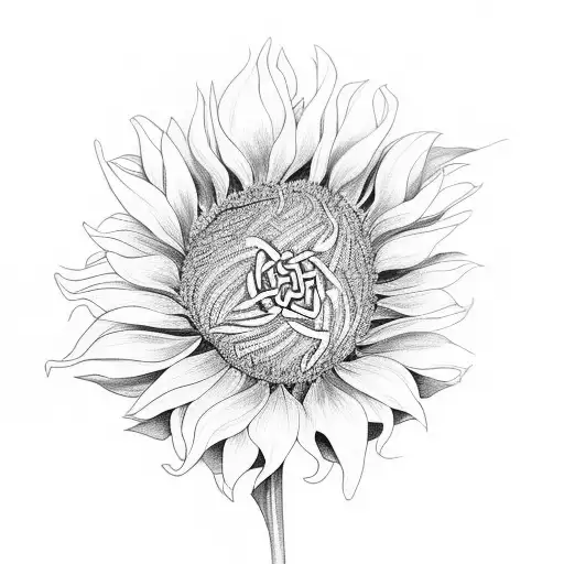 Sunflower Peony Celtic