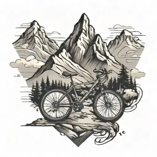 Cycle Path Mountain Peak