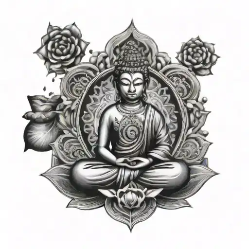 Female Buddha Mandala Pretty