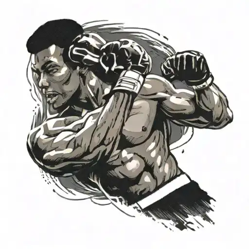 Muhammad Ali Chiropractic Symbol Spine