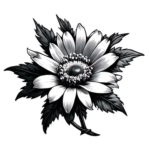 Edelweiss Flower With Cross