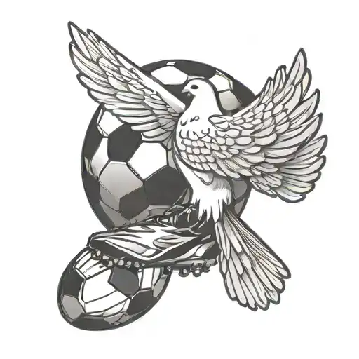 Dove And Soccer Ball