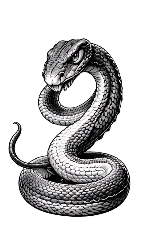 Snake Forming Number 86 Transformed