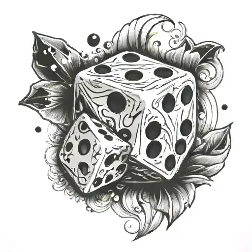 Jack Skillington Rolling Dice